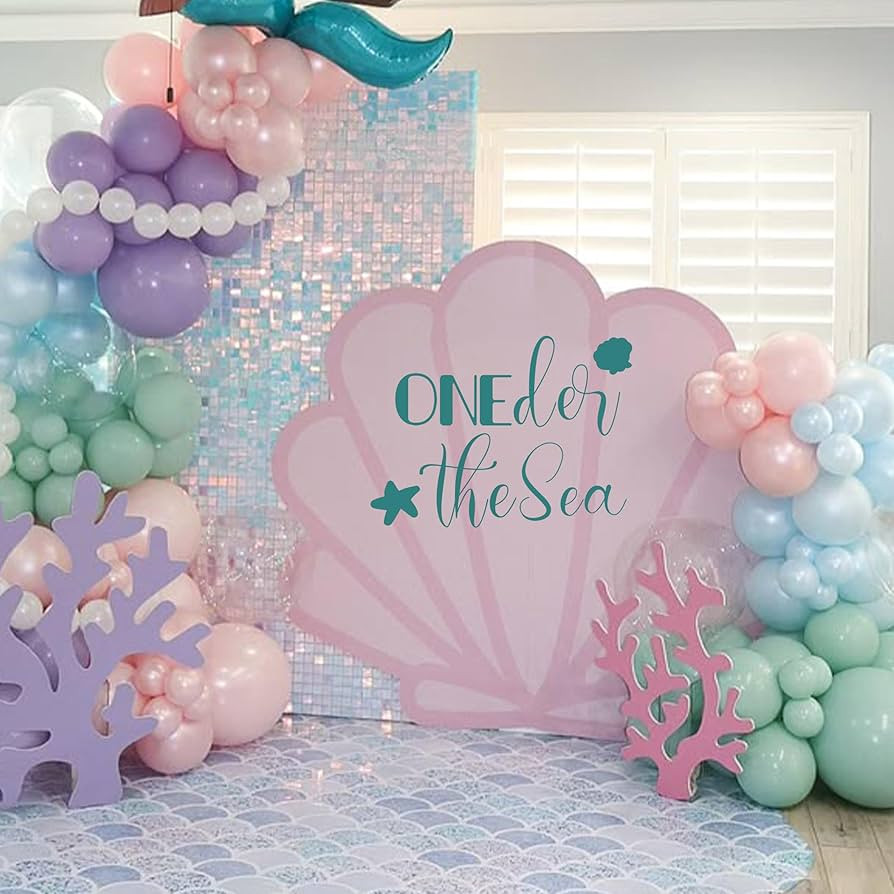 Oneder The Sea Decal - Ocean Themed Wall Decal,Under The Sea 1st Birthday Party Decorations,Starf... | Amazon (US)