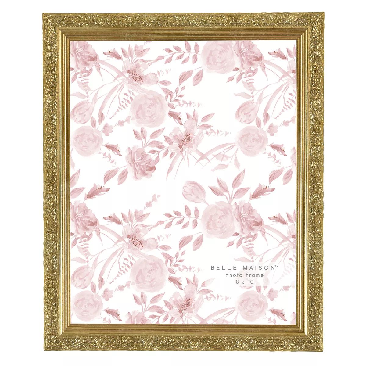 Belle Maison Antique Champagne Floral Tabletop Frame | Kohl's