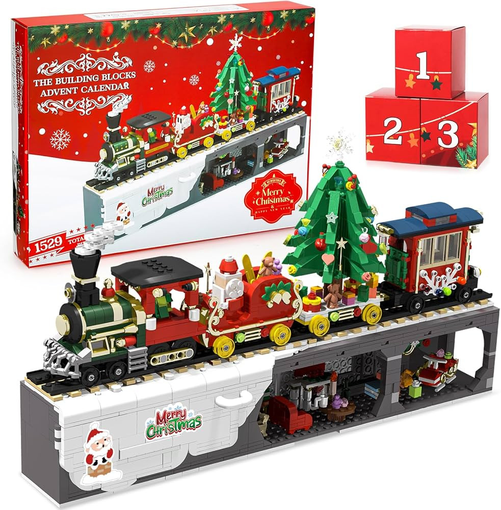Advent Calendar 2024 Building Blocks Set - Christmas Countdown Calendar for Kids Teens Adults wit... | Amazon (US)