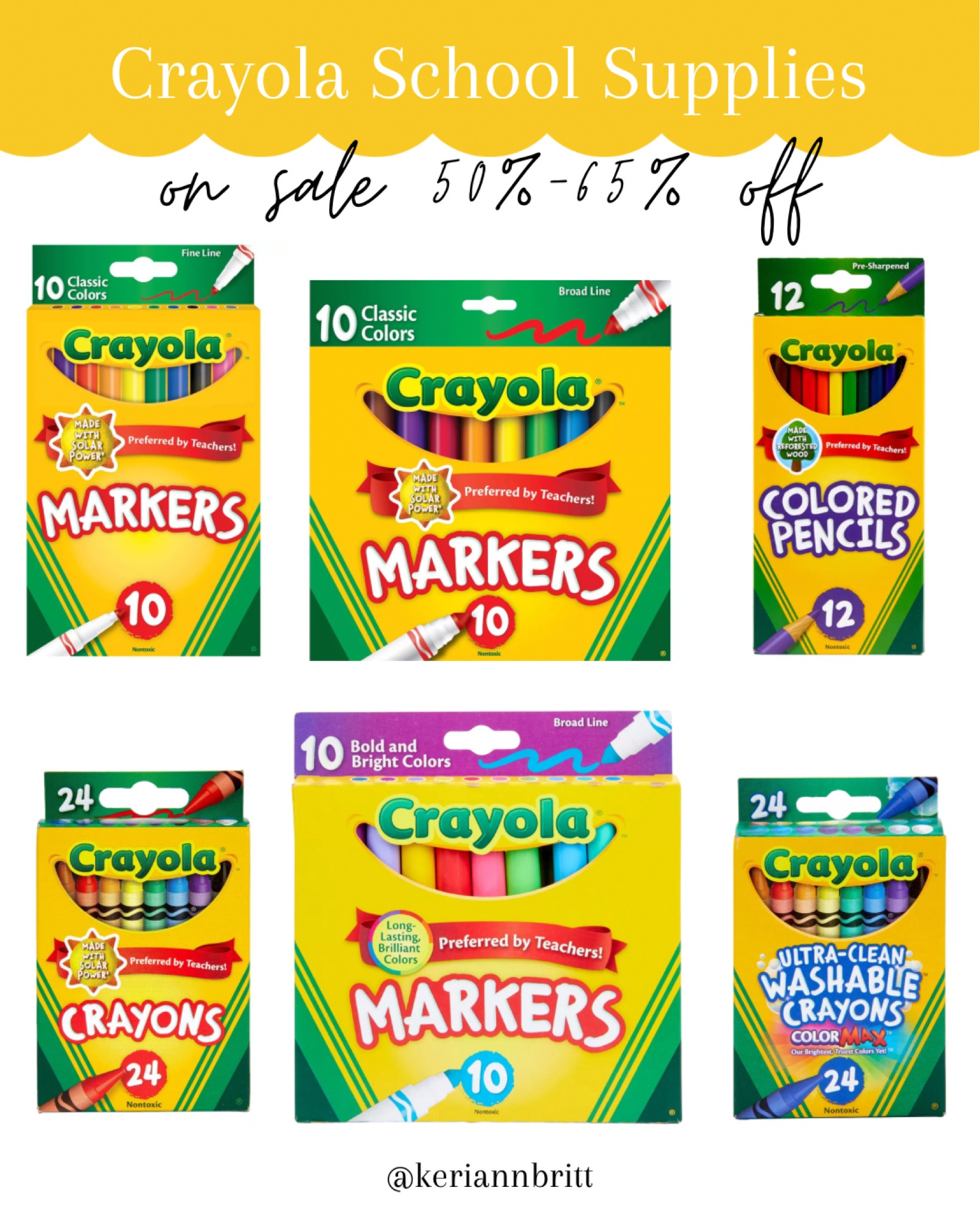 50%-60% off Crayola Back To School Supplies at Target 

#LTKKids #LTKSummerSales #LTKSeasonal