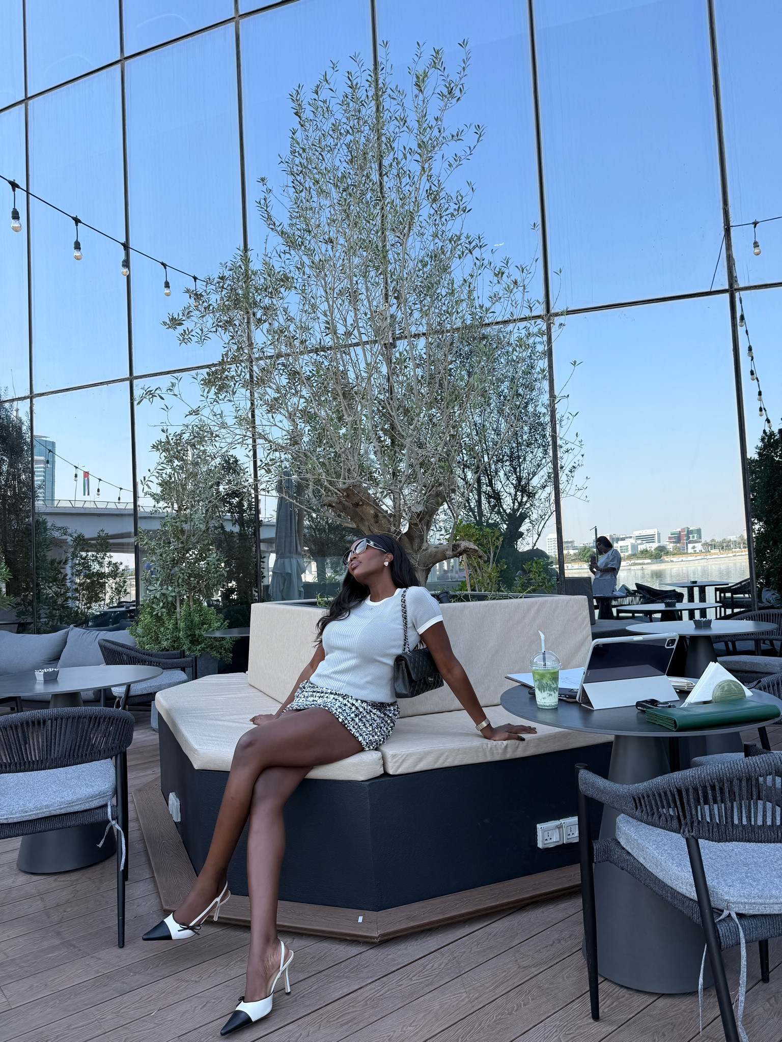 Boucle sparkly skirt and sexy slingbacks

#LTKdayinmylife #LTKHoliday #LTKSeasonal