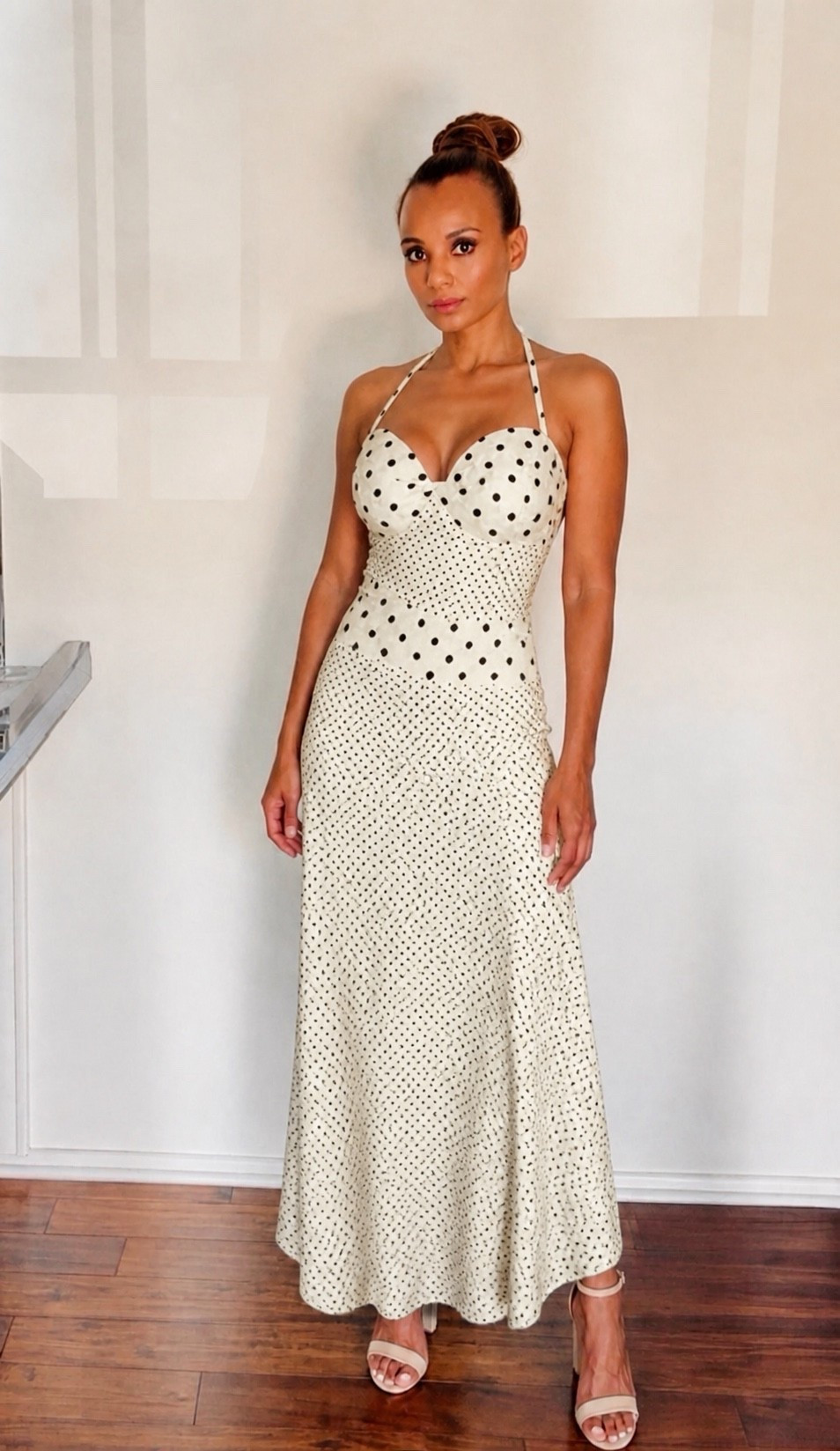 Polka Dots Halter Dress

#LTKootd