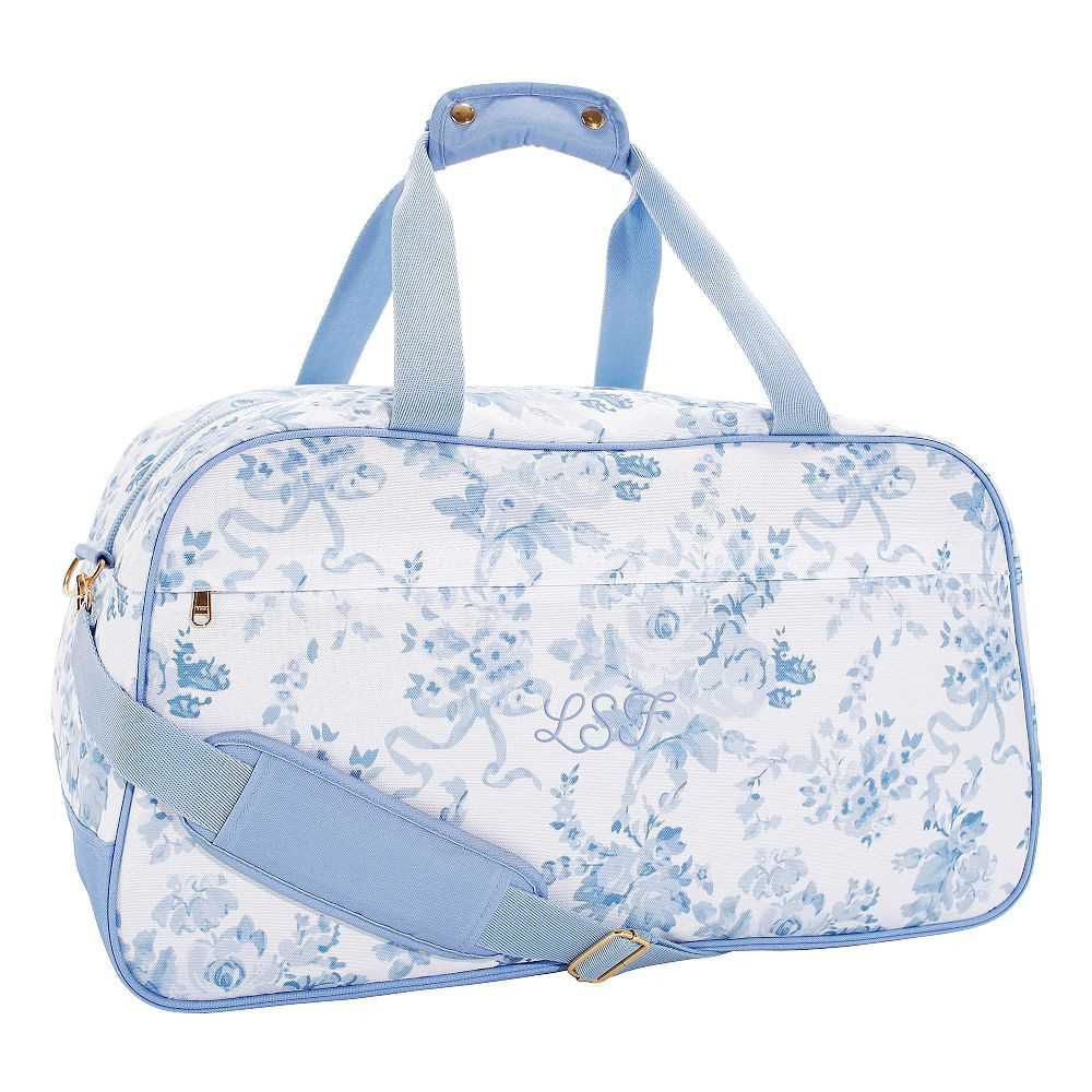 LoveShackFancy Jet-Set Duffle Bag, Garden Party Damask | Pottery Barn Teen
