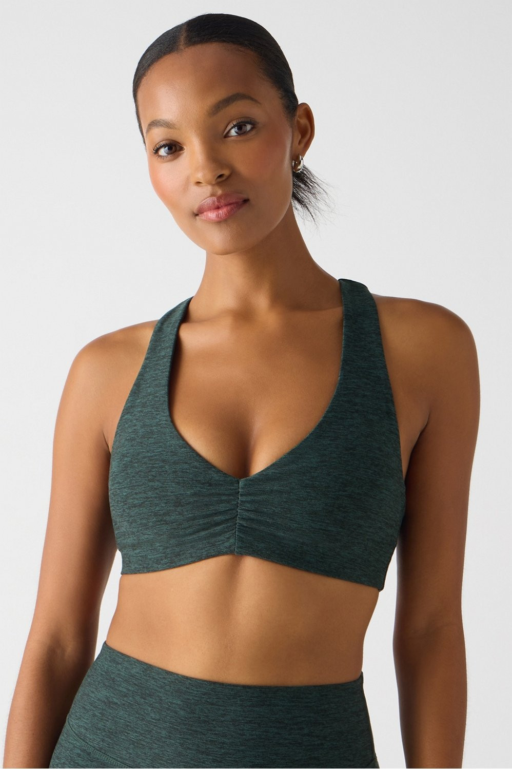 HeatherFlex Ruched Bra | Fabletics