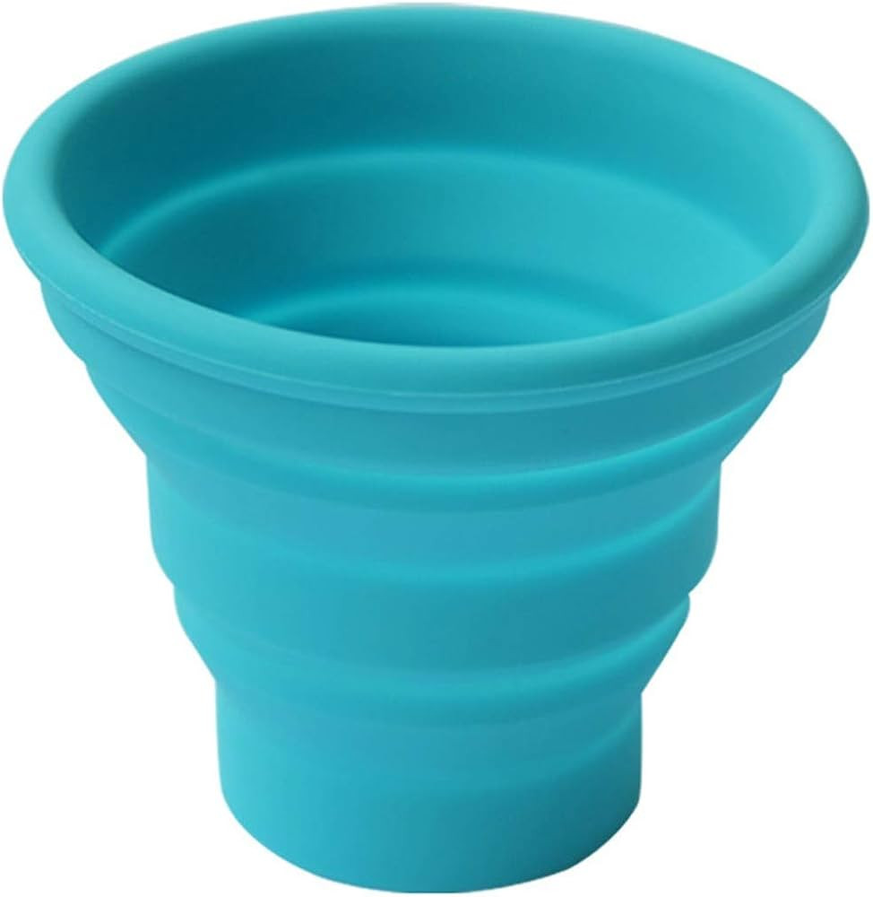 Silicone Collapsible Travel Cup for Outdoor Camping and Hiking (1 Pack) (Blue) | Amazon (US)