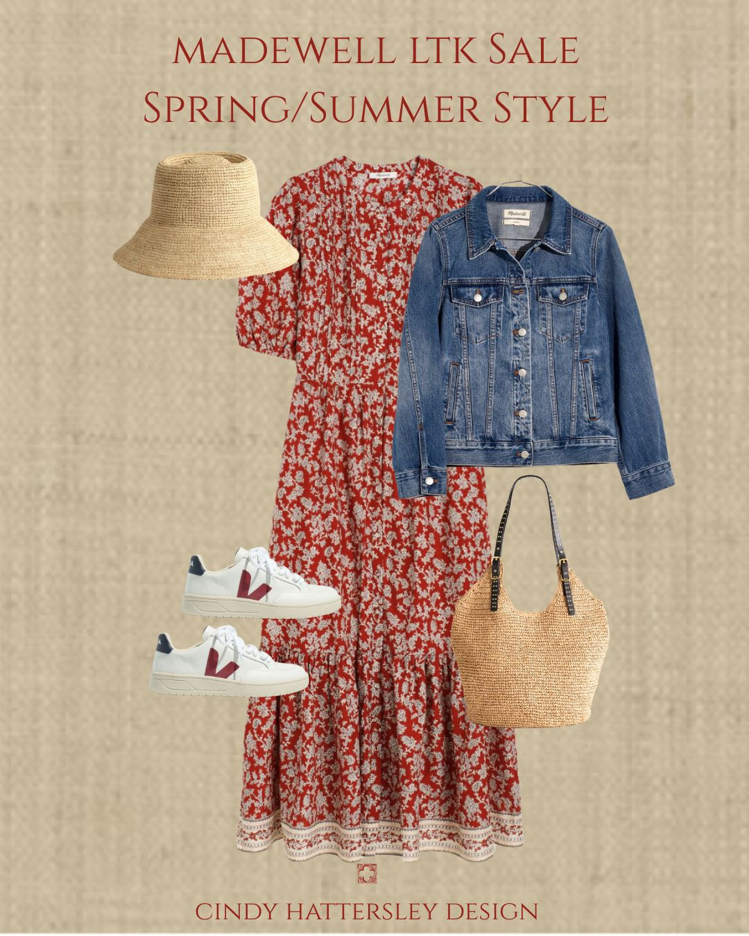 Summer Midi Dress & Jean Jacket Look from #LTKxMadewell Sale 

 #LTKxMadewell #LTKSeasonal #LTKSaleAlert