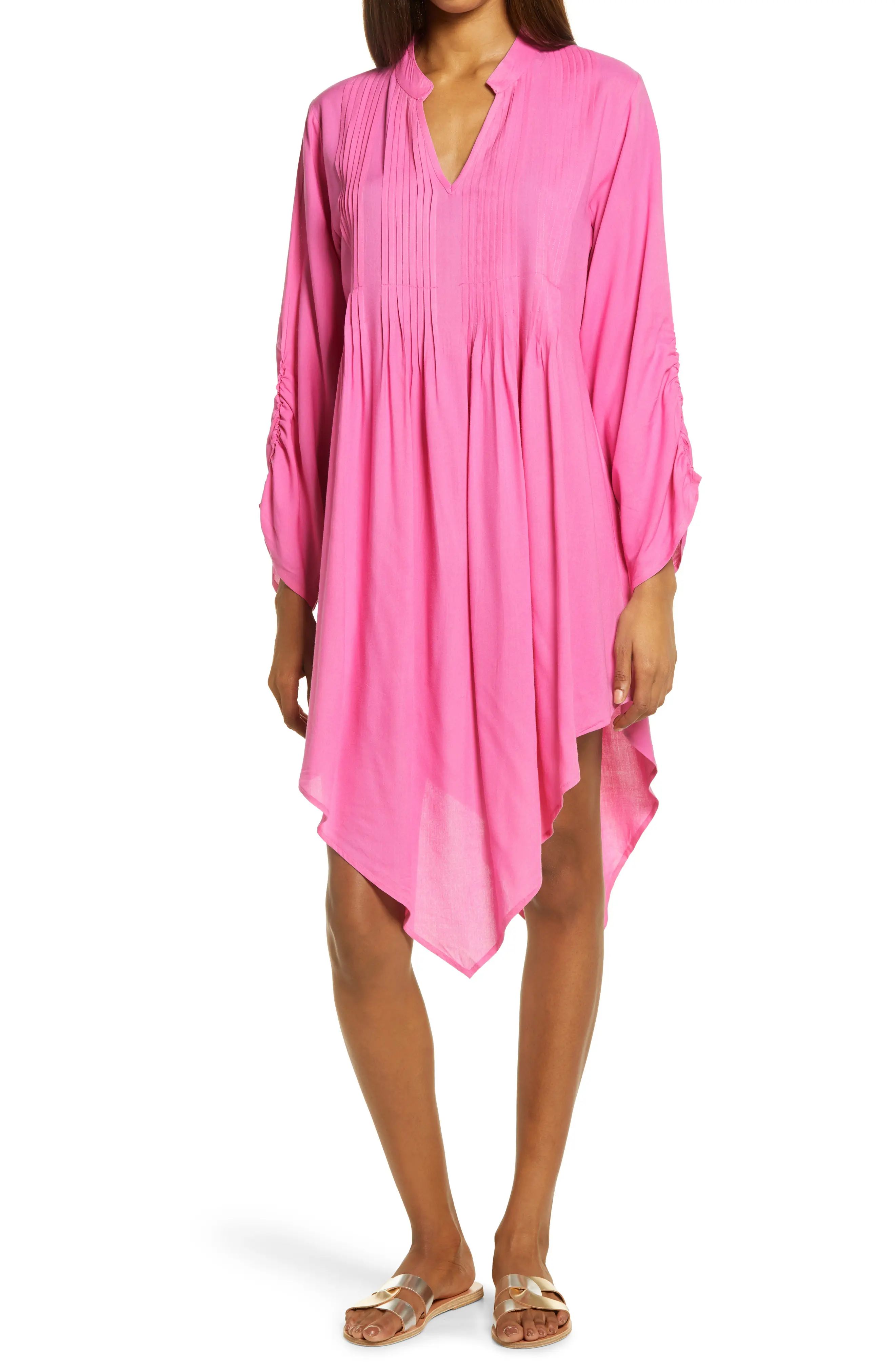 Women's Area Stars Rina Handkerchief Hem Dress, Size X-Small - Pink | Nordstrom