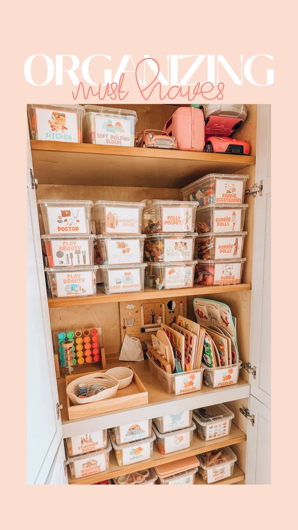 Toy Organizing Must Haves 🧩🩷✨

#LTKfamily #LTKkids #LTKhome