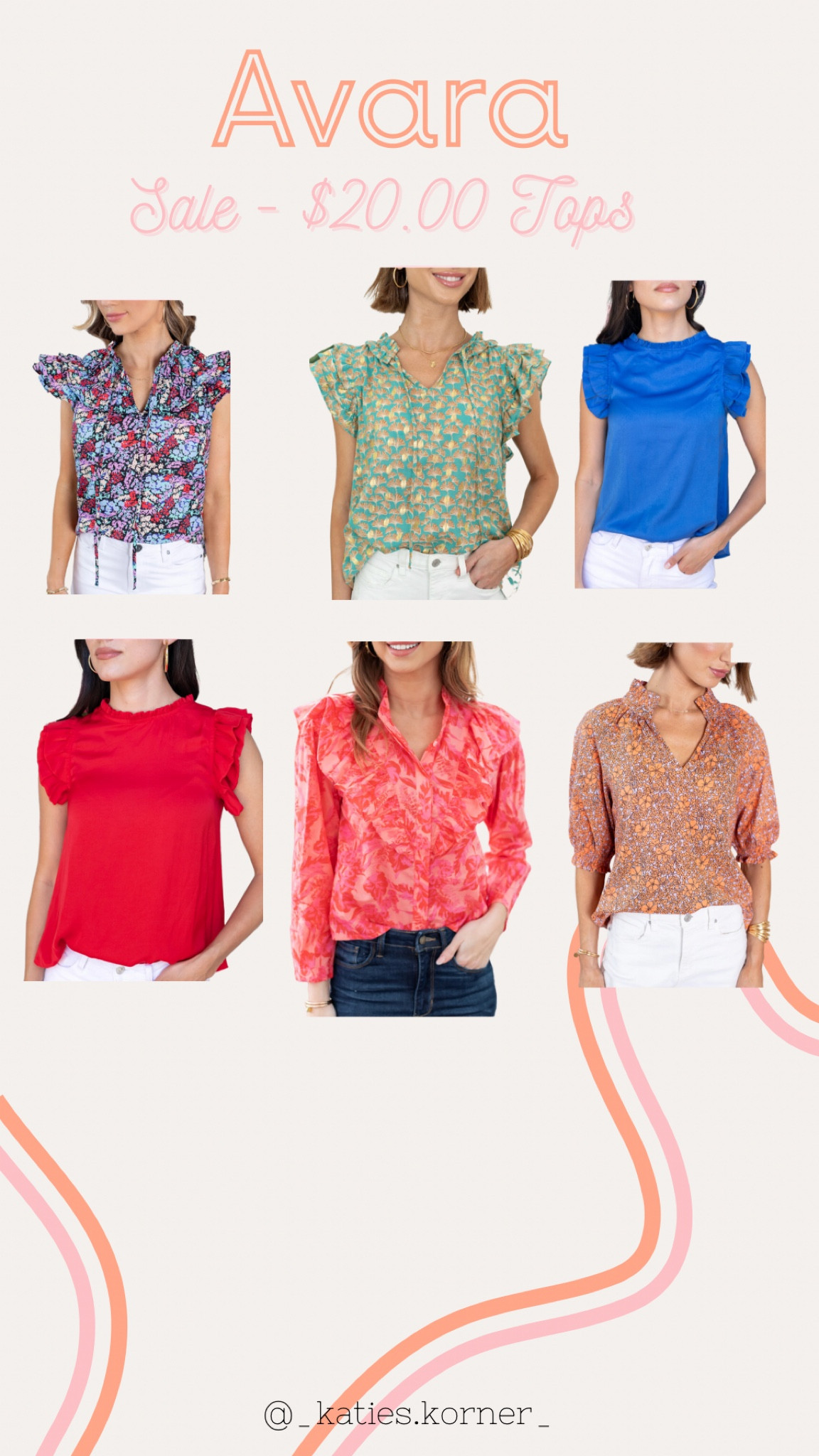 Avara is having a major sale! Ends 7/16/23. These are some of my fave $20.00 tops 😍

#LTKsalealert #LTKunder50