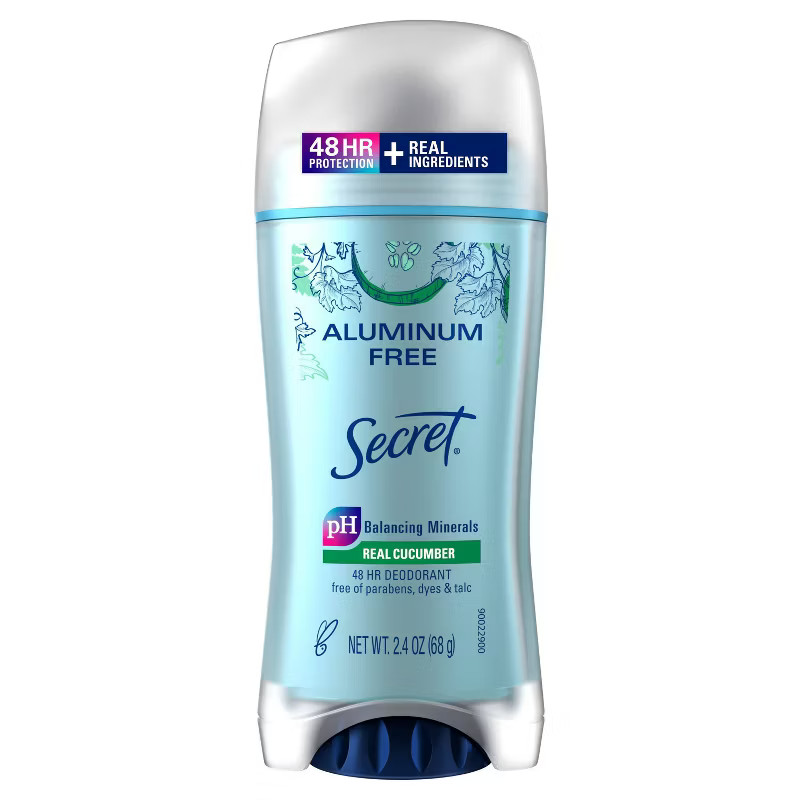 Secret Aluminum Free Deodorant for Women - Cucumber -2.4oz | Target