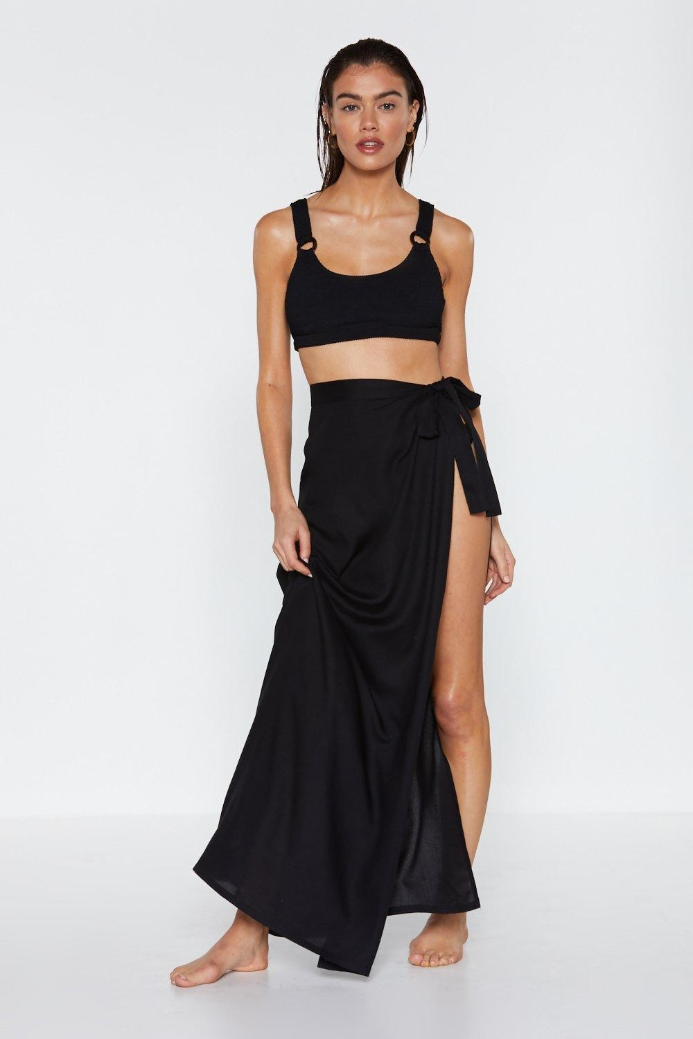 Hey Maxi Wrap Cover-Up Sarong | Nasty Gal (US)