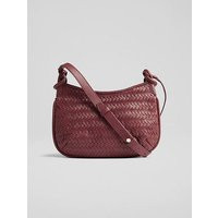 Harley Burgundy Weave Crossbody Bag Burgandy, Burgandy | L.K. Bennett (UK)