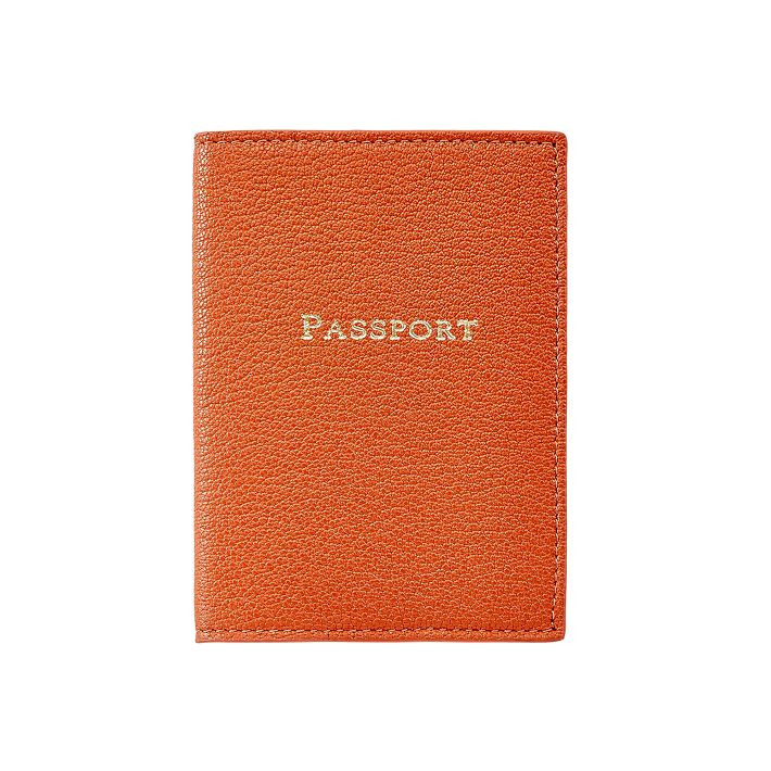 Slim Leather Passport Cover | West Elm (US)