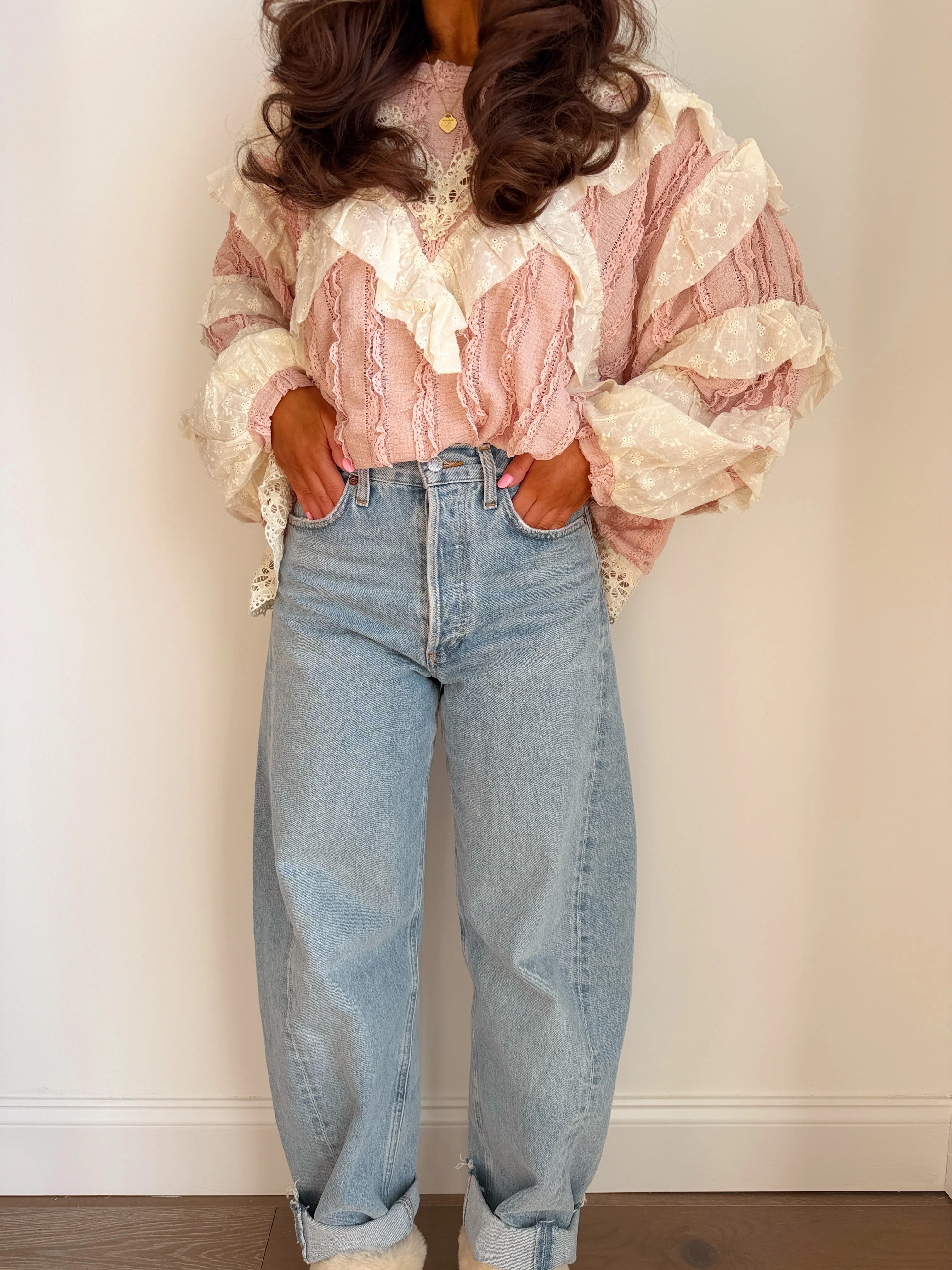 All In The Details Blouse (Ballerina Slippers) | Shop Your Darling Style