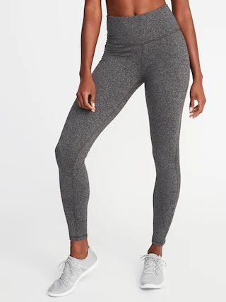 High-Waisted Soft-Brushed Elevate Compression Leggings For Women | Old Navy (US)