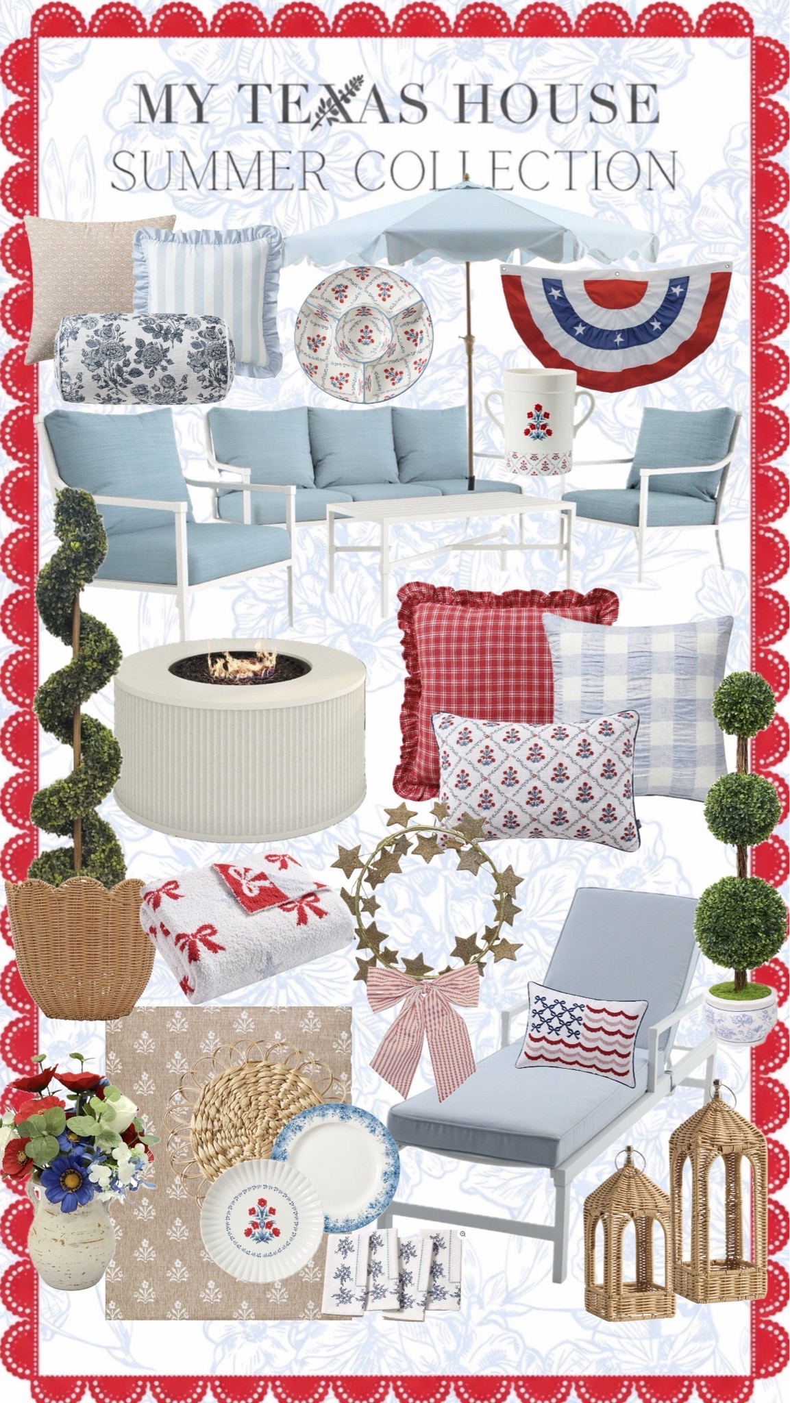 Our summer collection is here and 
P E R F E C T for all of those summer patio days that are on the horizon!

#LTKSeasonal #LTKHome