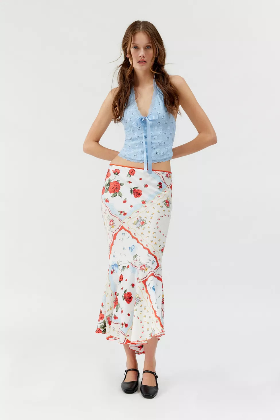 Kimchi Blue Skylar Tulip Midi Skirt | Urban Outfitters (US and RoW)