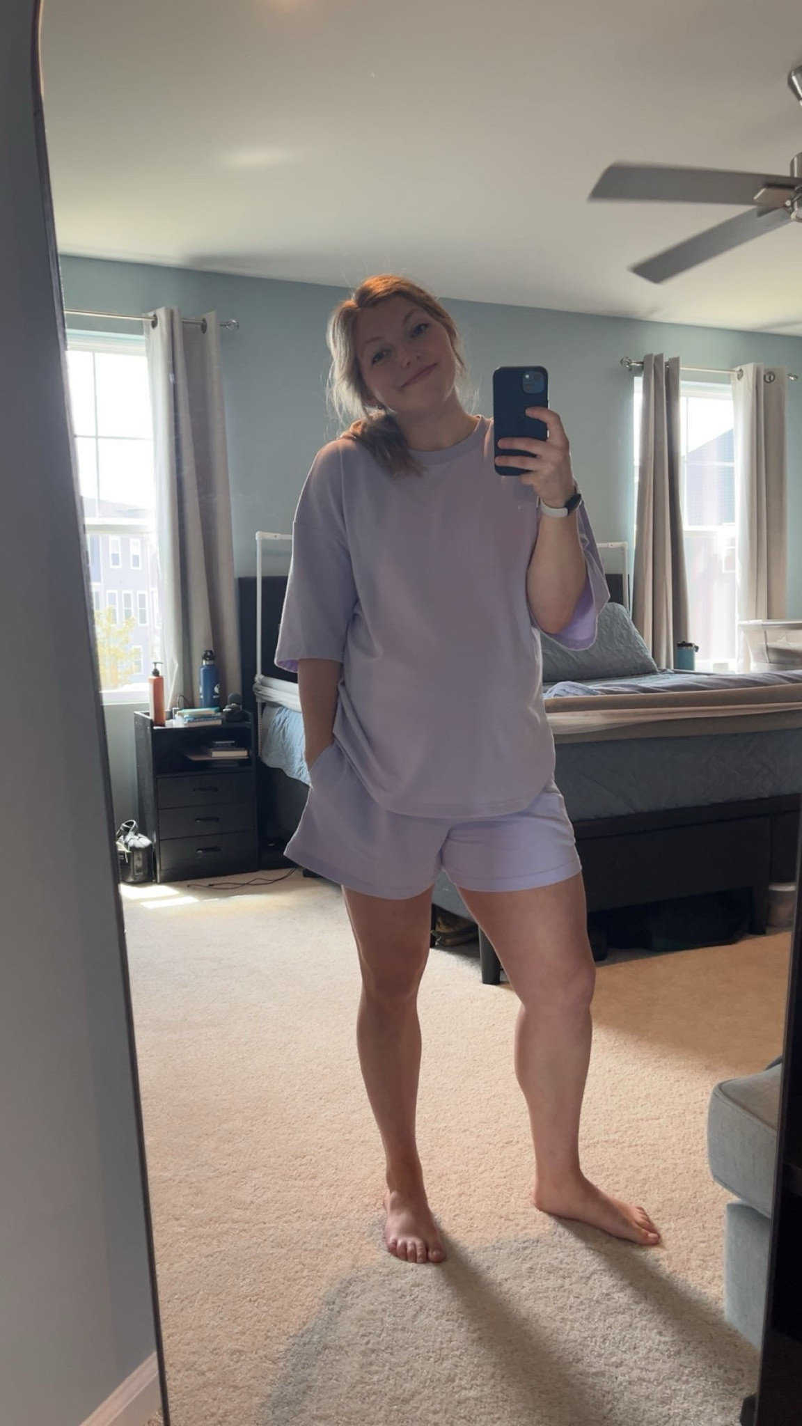 This lounge/pajama set makes for a great postpartum set or maternity top! And you know I really love it because I have it in multiple colors. ;)

(5’2.5”, Size M)
#MaternityFaves #PostpartumFaves

#LTKmomlife #LTKBump