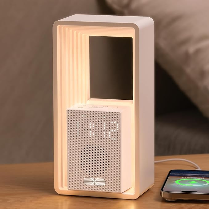 WILIT Digital Alarm Clock,Sunrise Wake-Up Light,9 Sleep Aid White Noise Sounds Machine,Dimmable T... | Amazon (US)