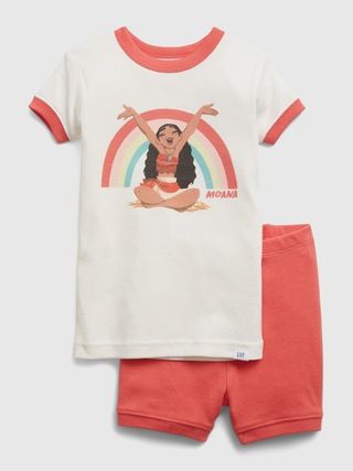 babyGap | Disney Moana Graphic 100% Organic Cotton PJ Set | Gap (US)