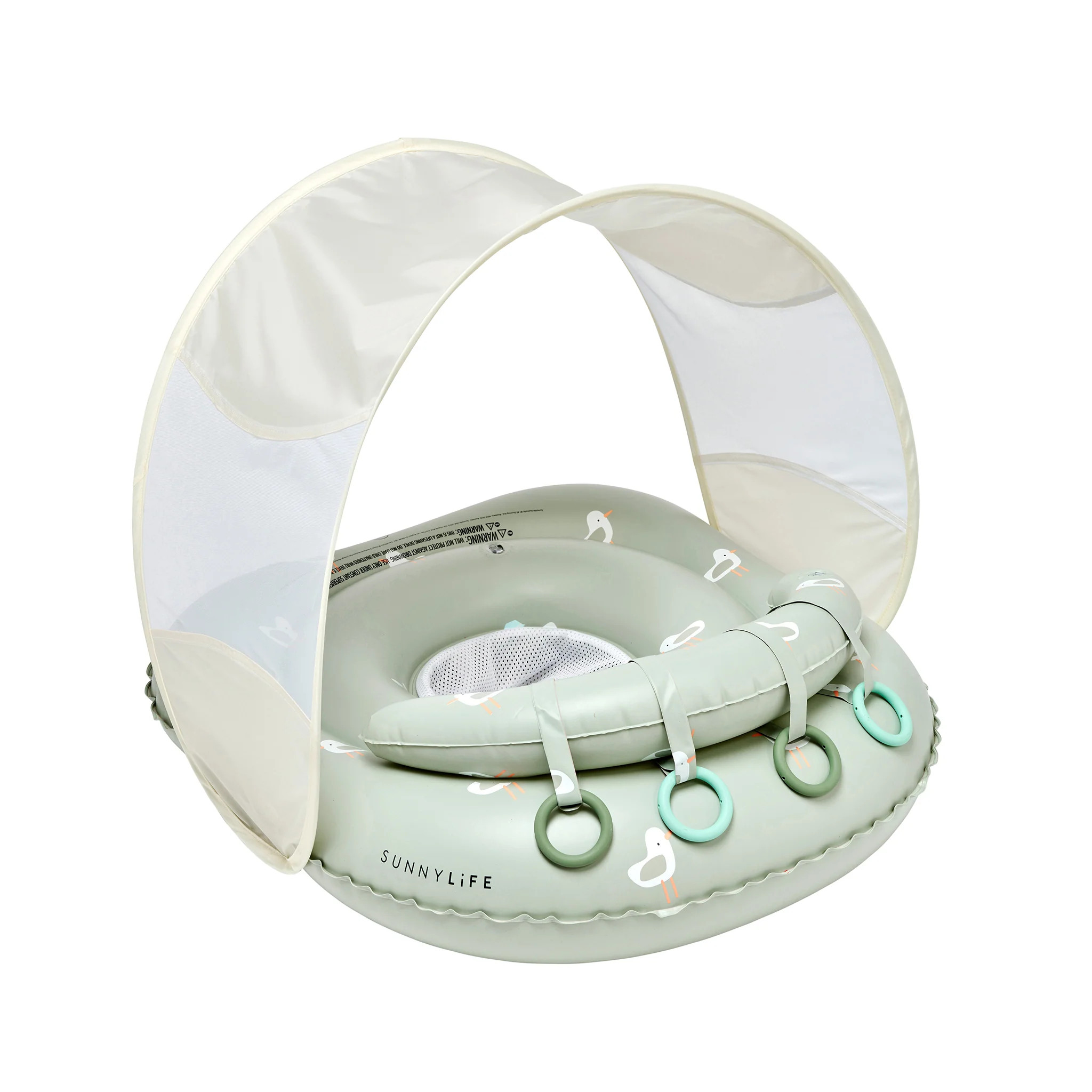 Interactive Baby Float - Sammy the Seagull Green | SUNNYLIFE US