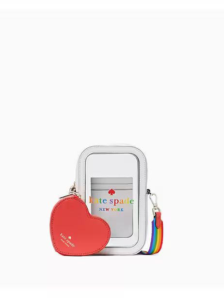 rainbow north south phone crossbody bag | Kate Spade Outlet