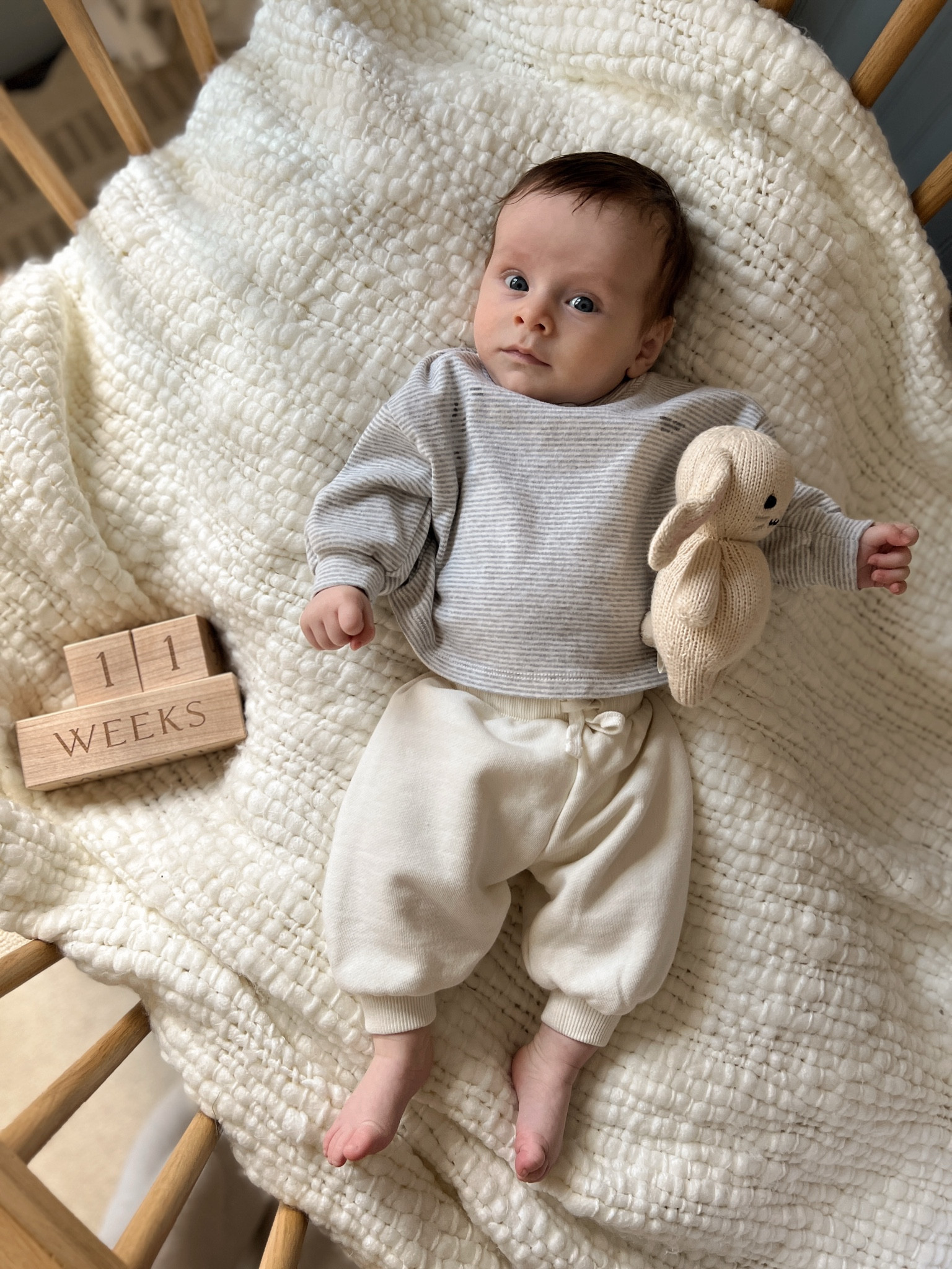 Cute baby boy outfit for my son’s 11 weeks milestone photos! 

#LTKBaby