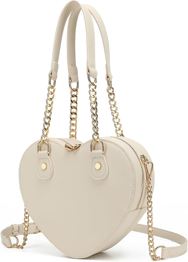 lola mae Heart Shape Crossbody Bag Zip Around Shoulder Handbag | Amazon (US)