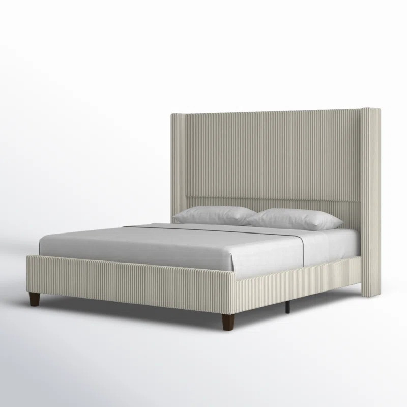 Willa Arlo™ Interiors Dunwoody Upholstered Wingback Platform Bed & Reviews | Wayfair | Wayfair North America