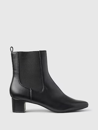 Vegan Leather Ankle Boots | Gap (US)