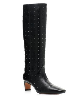 AQUA Women's Heris Studded High Heel Boots - Exclusive  | Bloomingdale's Shoes | Bloomingdale's (US)
