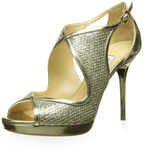 Jimmy Choo Women's Leondra Open-Toe Pump | Amazon (US)