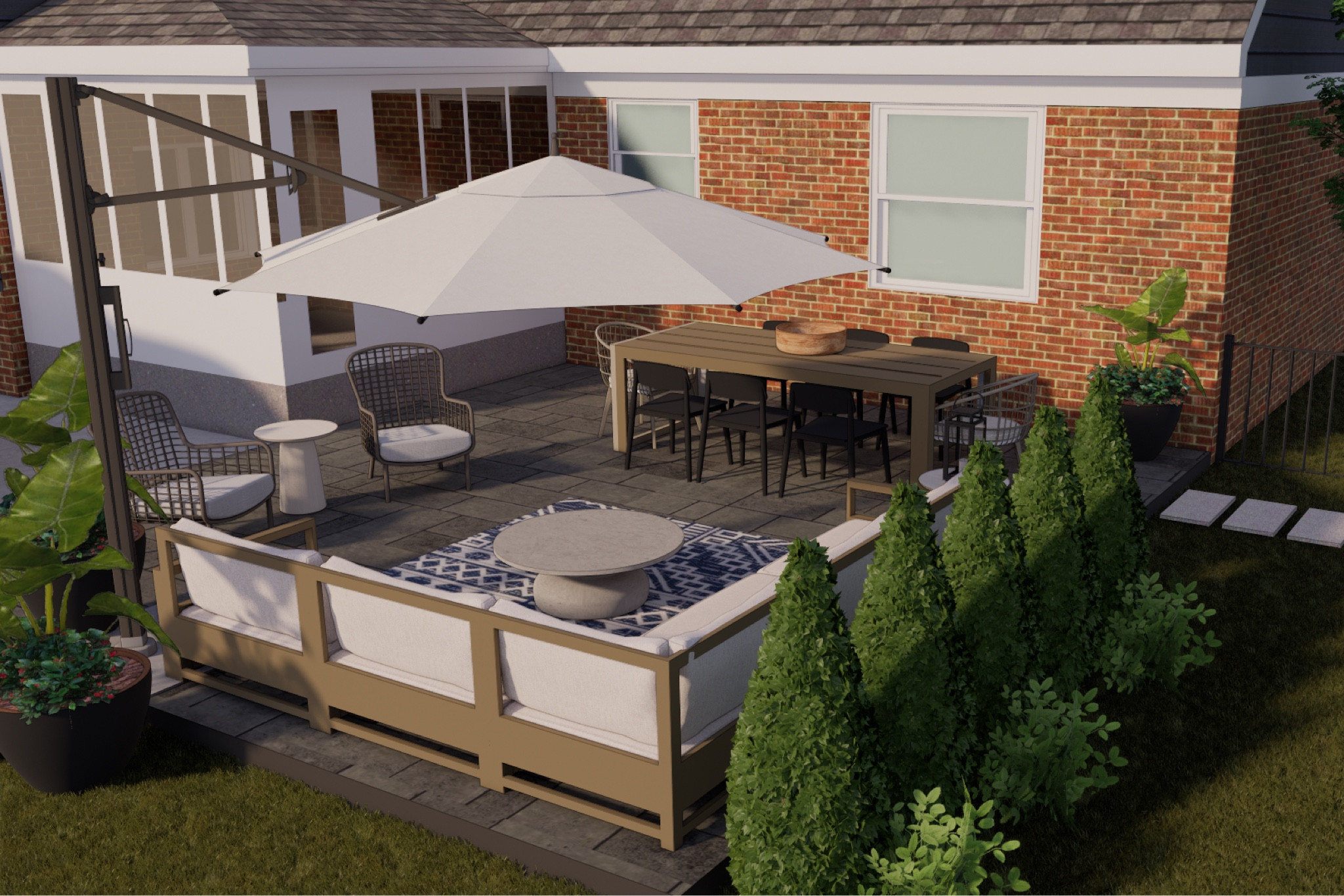 Summer may be over, but I like to cozy up on the patio into the fall days ahead.  Now is also a great time to find outdoor furniture pieces on discount at the end of the season.  I’m already planning out our new stamped concrete patio with a new cozy seating space.  

What’s your favorite time of year?

#michigandesigner #interiordesigner #architect #outdoorliving #outdoorpatio #patiodesign

#LTKhome #LTKSeasonal #LTKfamily