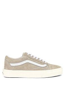 Vans Old Skool Pig Suede in Oatmeal & Snow White from Revolve.com | Revolve Clothing (Global)