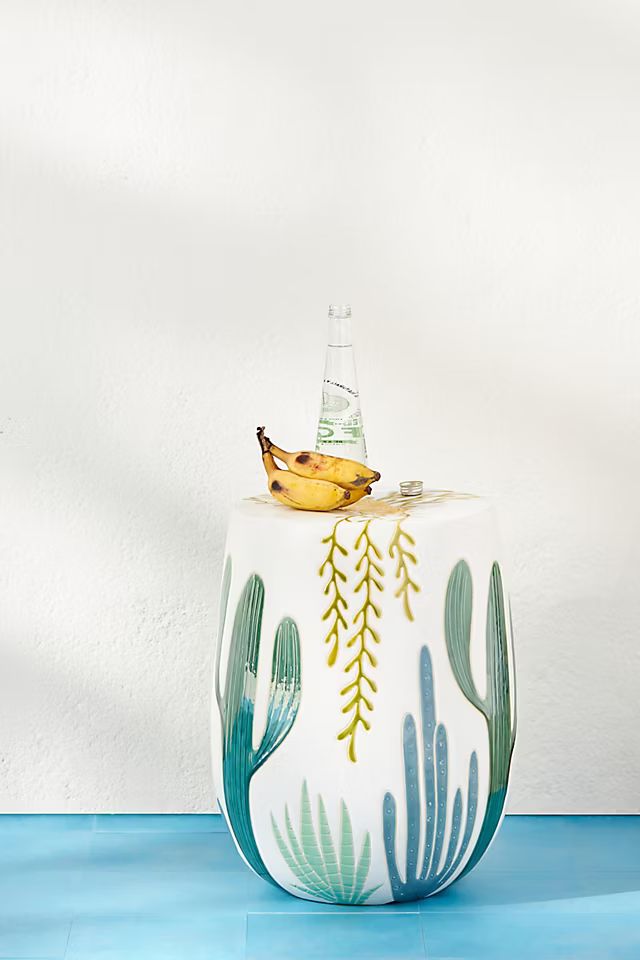 Saguaro Ceramic Stool | Anthropologie (US)