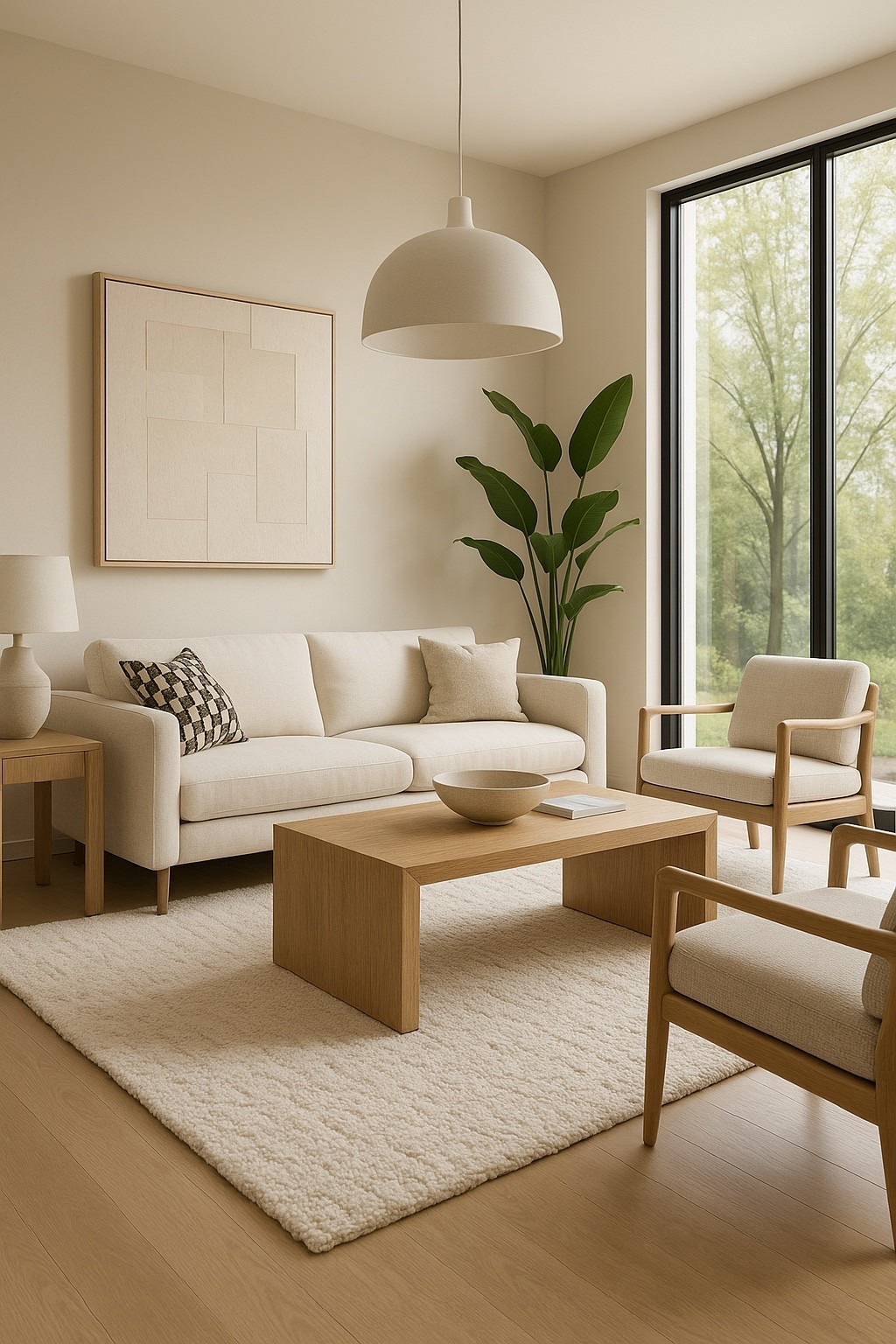 Light, warm, modern vibes 🤍
This neutral living room features a soft beige sofa, sculptural wood coffee table, minimalist decor, and calm Scandinavian-inspired textures.
It’s the perfect clean aesthetic for anyone who loves timeless, cozy, modern home design.

Shop the full look below — effortless, neutral, and luxury-inspired ✨ #neutralhome #neutralinterior #modernlivingroom 
#minimalistdecor #cozylivingroom #scandinavianinterior 
#interiorinspo #homedesigninspo #warmneutrals 
#neutraldecor #moderninteriors #beigeaesthetic 
#woodandneutral #LTKhome #LTKlivingroom #LTKinterior