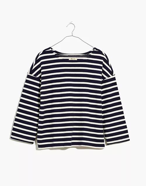 Luxe Long-Sleeve Tee in Falon Stripe | Madewell