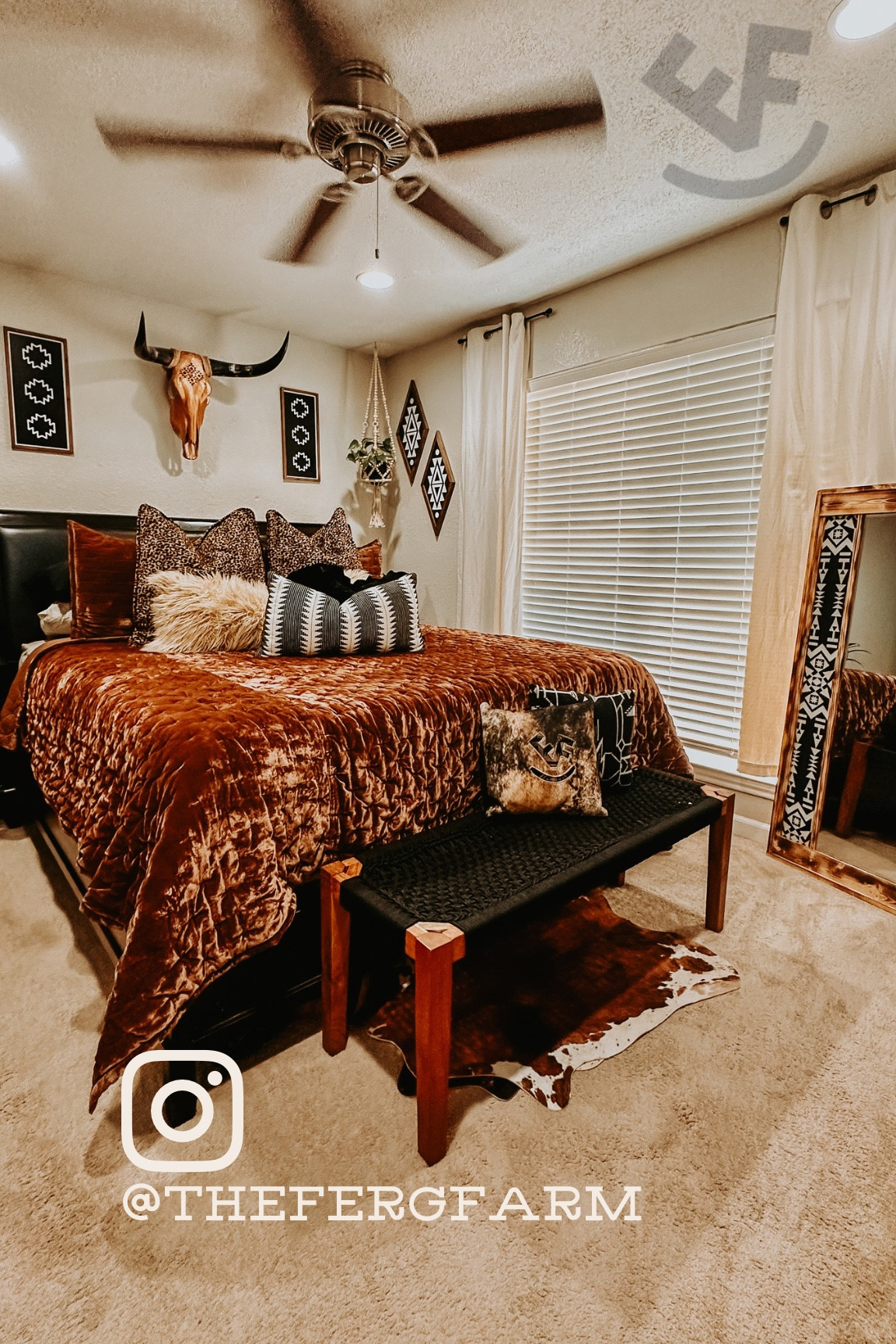 Boho Chic Western Bedroom ✨ #ltkbedroom #ltk #homedecor

#LTKHome #LTKStyleTip