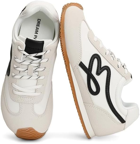 DREAM PAIRS Women's Retro Tennis Fashion Sneakers | Amazon (US)