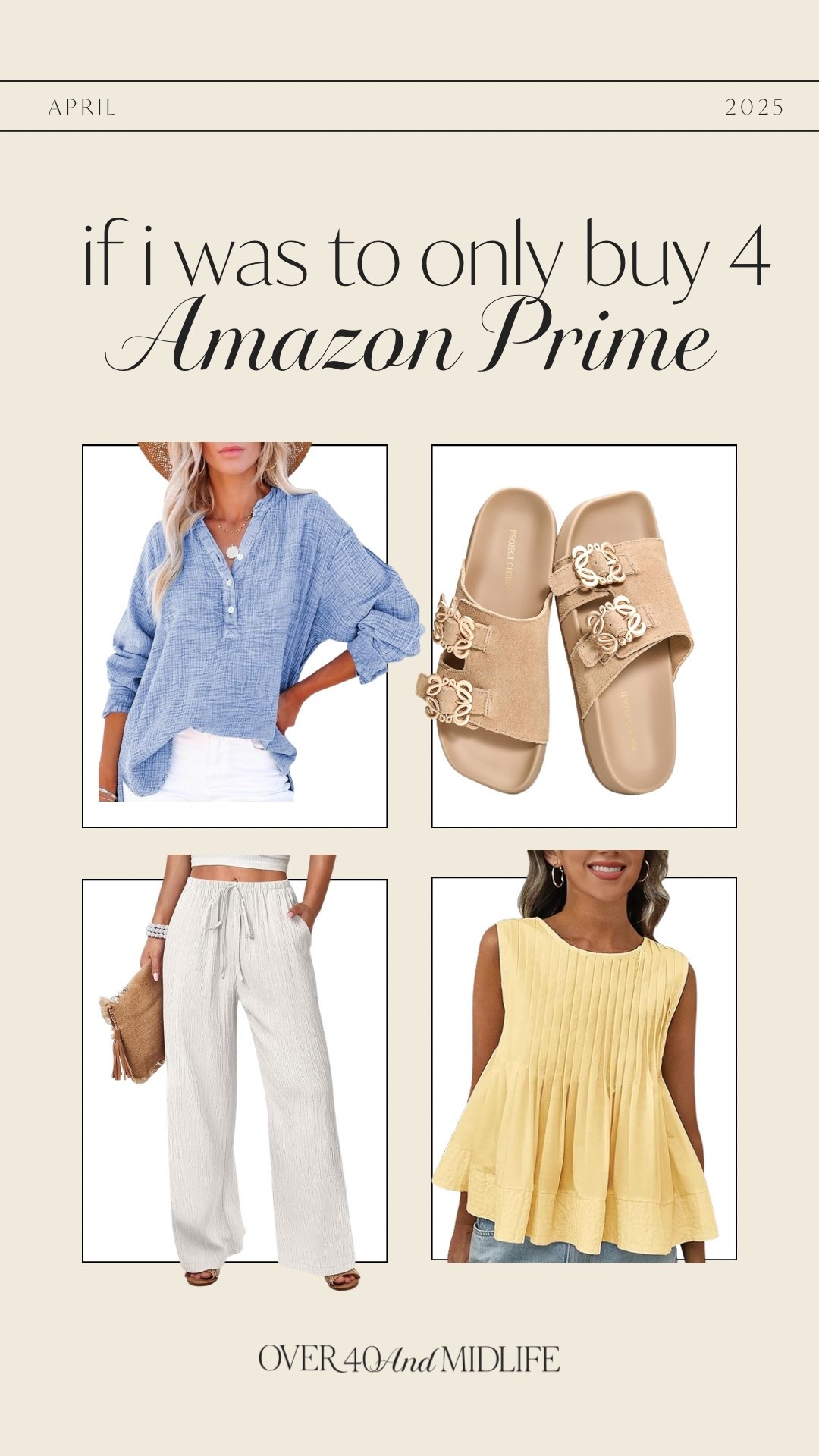  ✨Tap the bell, save and ❤️ for over 40 fashion, midlife style, midsize fashion and luxury looks for less. 

Amazon spring summer favorites

👑"Helping you look good, feel good!" - Lindsey Denver

Spring looks, Midlife style for real women who want to feel confident again. Over 40 fashion and over 50 style that works with changing bodies, perimenopause shifts, and real life. Think midsize fashion, Gen X style and up, body confidence, and mom outfits that feel polished, comfortable, and elevated...because style over 45 and over 50 should feel effortless, not stressful. 


#LTKMidsize #LTKOver40 #LTKPlusSize