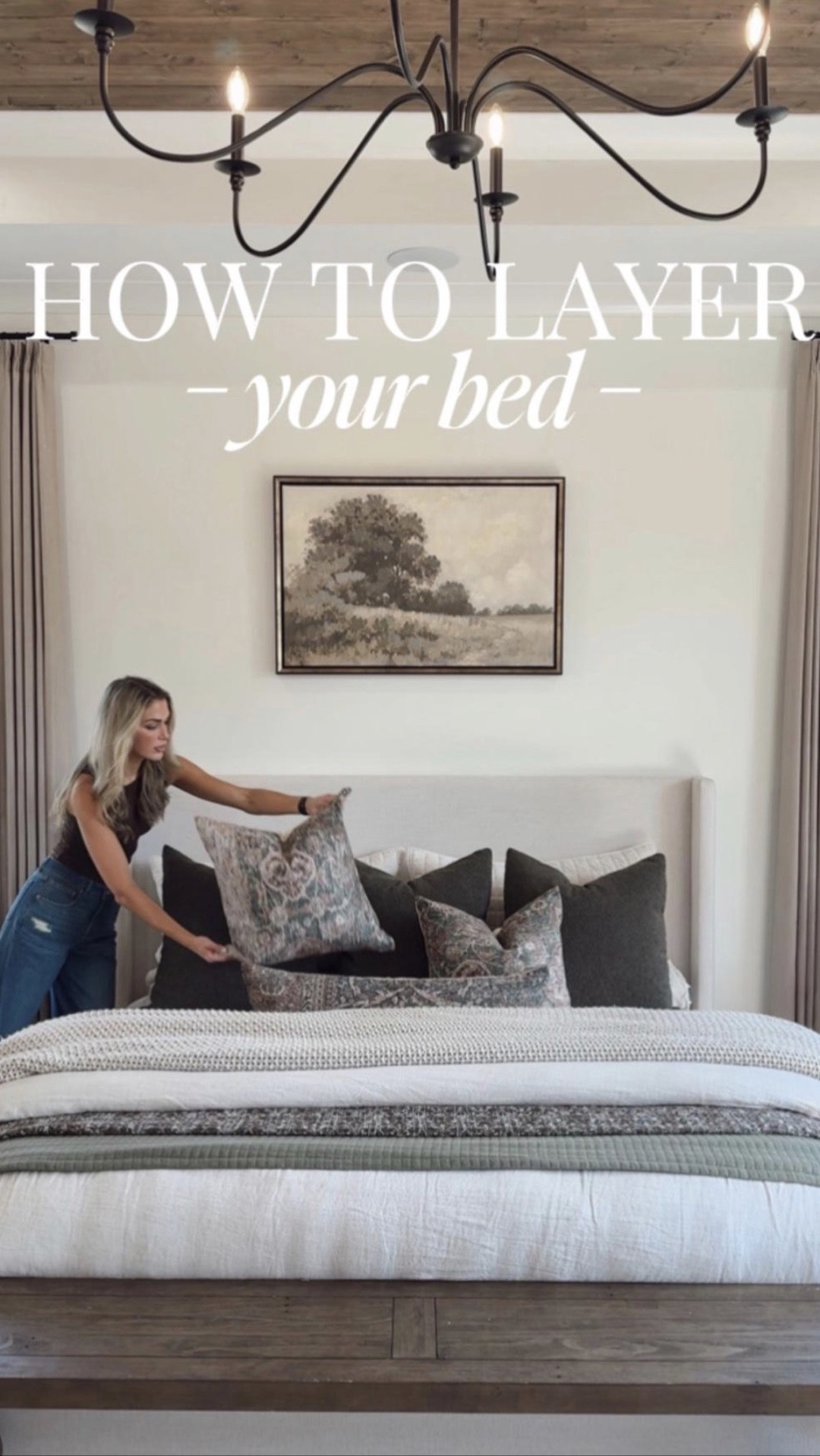 The most requested thing of 2026: How I Layer My Bedding 👇🏼 

Highlights:
1. Two duvet inserts is the secret. Really and truly if you only do one thing have it be that. 
2. Quarter fold- this simple element alone allows for those beautiful layers to be tucked, and have that “luxe” grandiose look
3. The quilt set is the best I’ve ever bought and is an absolute steal. The brown color is absolutely stunning for fall and winter 




Bedroom inspo, new home, home decor, layering, layering bedding, bedding, sheets, comforter, fall decor, cozy decor

#LTKHome #LTKOver40