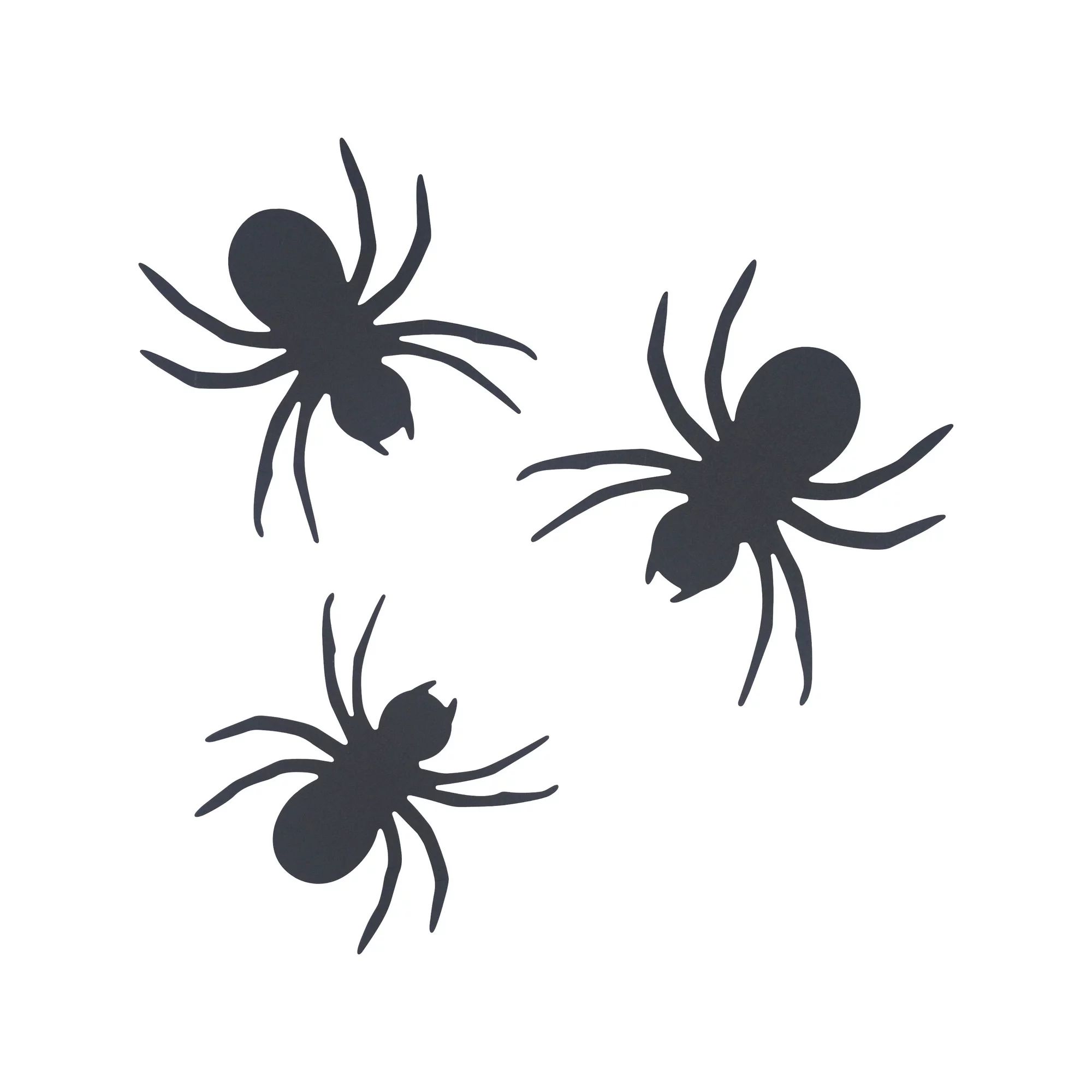 Halloween Spider Cutouts Wall Decorations, Adult, 12 Count, by Way To Celebrate | Walmart (US)