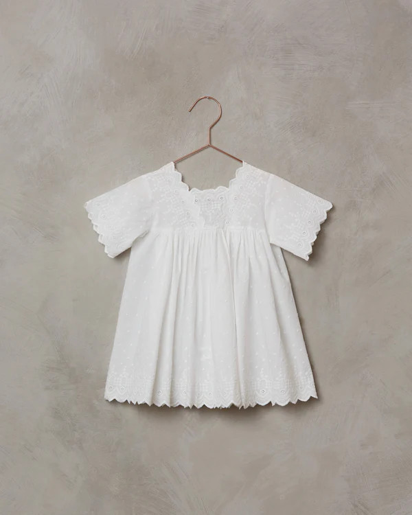 eleanor dress | white | Noralee