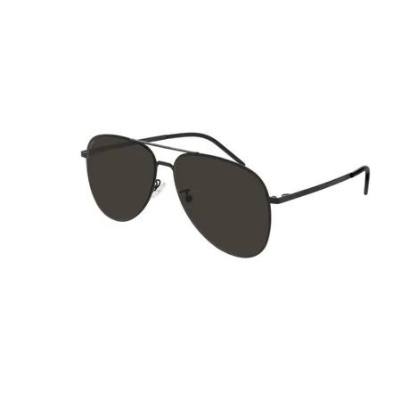 Saint Laurent Black Aviator Unisex Sunglasses CLASSIC 11 SLIM-002 60 | Walmart (US)