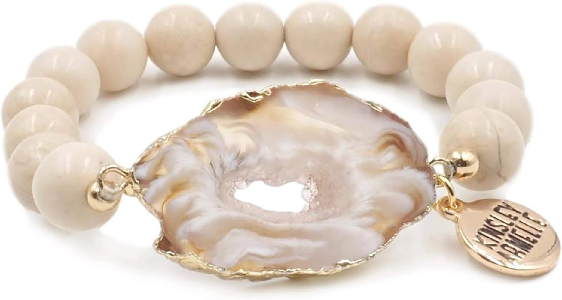 Kinsley Armelle Agate Collection - Tawny Bracelet | Amazon (US)