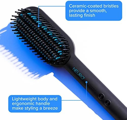 Paul Mitchell Neuro Sleek Smoothing Hot Brush, Multiple Heat Settings for One-Step Detangling + Stra | Amazon (US)