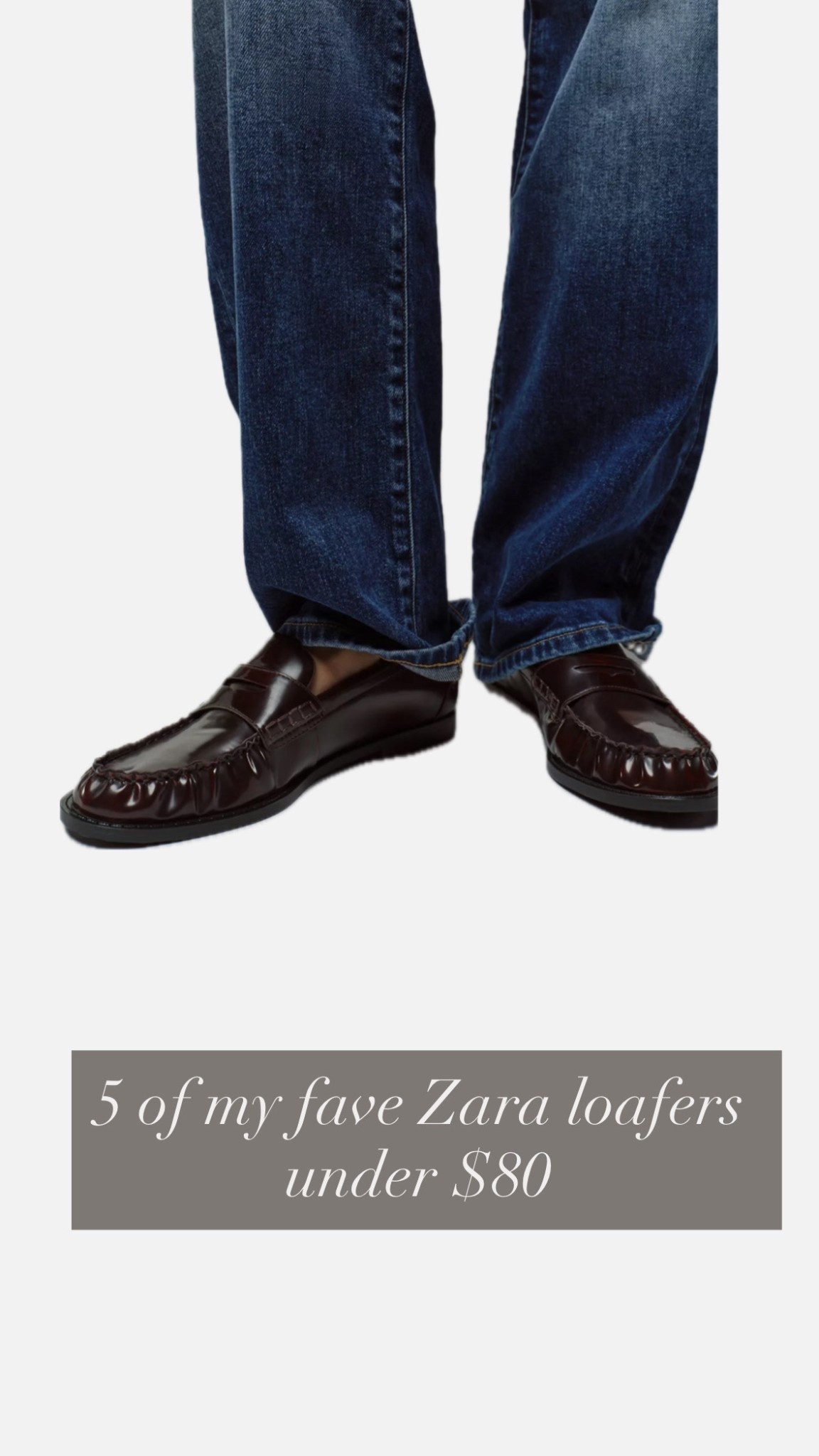My favorite fall Zara loafers under $80 — daily edit cover from Found by Em