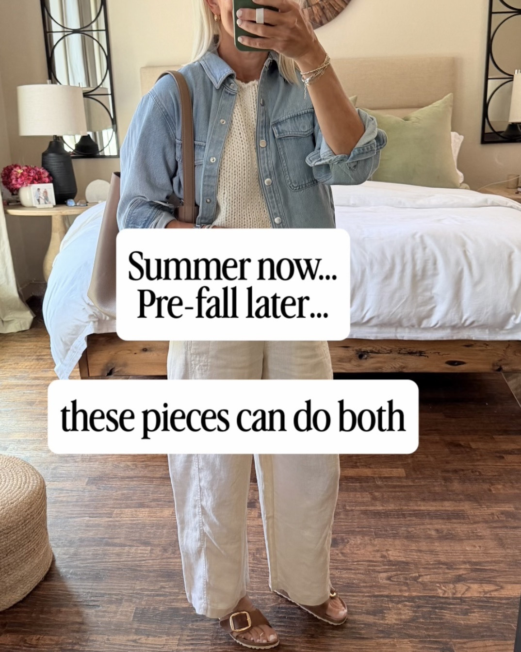 Ready or not fall is on the way soon, sharing pieces that you can wear now and will take you into the pre-fall season 

I’ve tried to highlight on screen, if I changed sizing from my normal size ￼￼

#LTKSeasonal #LTKOver40 #LTKTravel