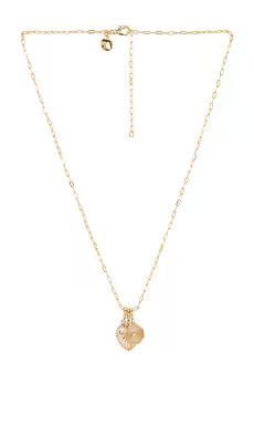BaubleBar Heart Cluster Charm Necklace in Heart & Gold from Revolve.com | Revolve Clothing (Global)