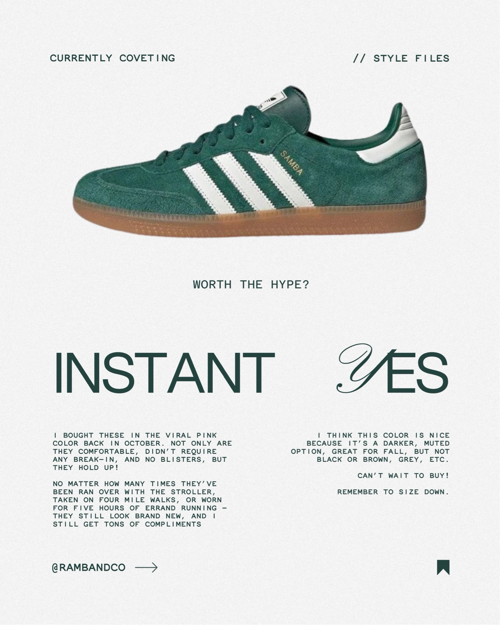 Loveeeee my pink ones. And read on as to why I want these!! #sambas #adidas

#LTKGiftGuide #LTKStyleTip #LTKShoeCrush